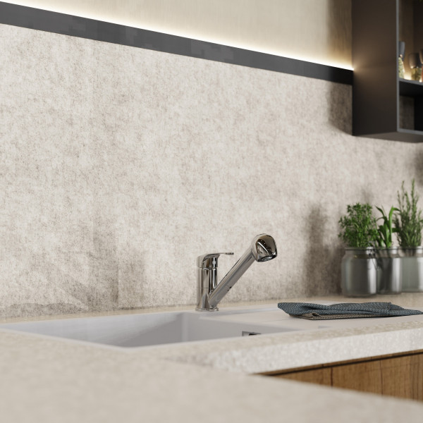 WK 7 in Chrom, K&uuml;chenarmatur mit herausziehbarer Brause