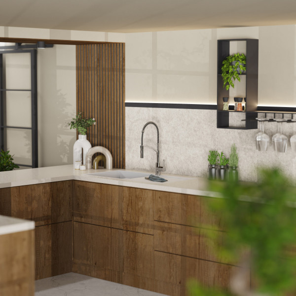 WK 3 in Chrom, K&uuml;chenarmatur mit innovativem Spiralfeder-Design