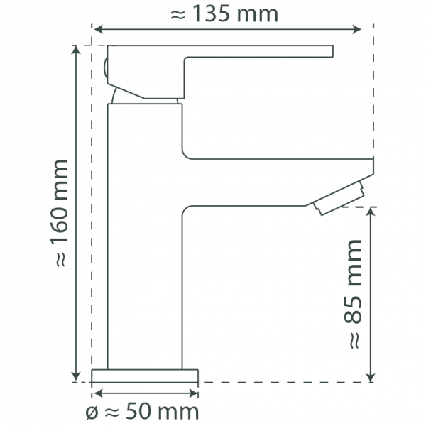 TOKYO II Waschtischarmatur, Chrom