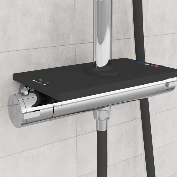 &Uuml;berkopf-Brauseset GRANDE VITA, Schwarz