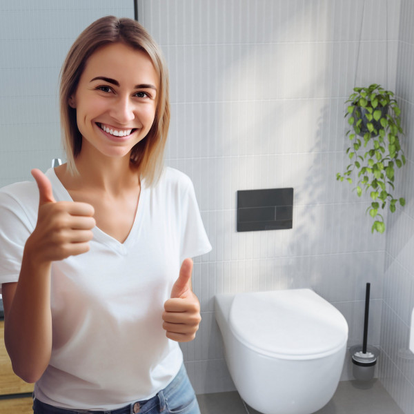 WC-Sitz WHITE TÜV geprüft in O-Form