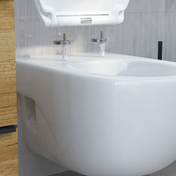 WC-Sitz WHITE TÜV geprüft in O-Form