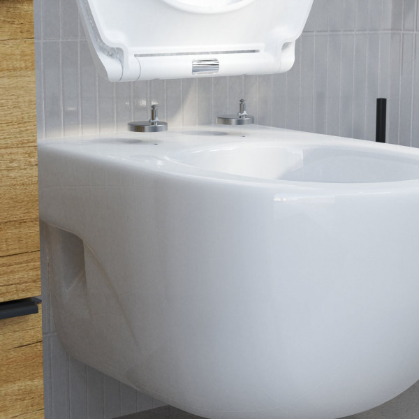 WC-Sitz WHITE TÜV geprüft in O-Form