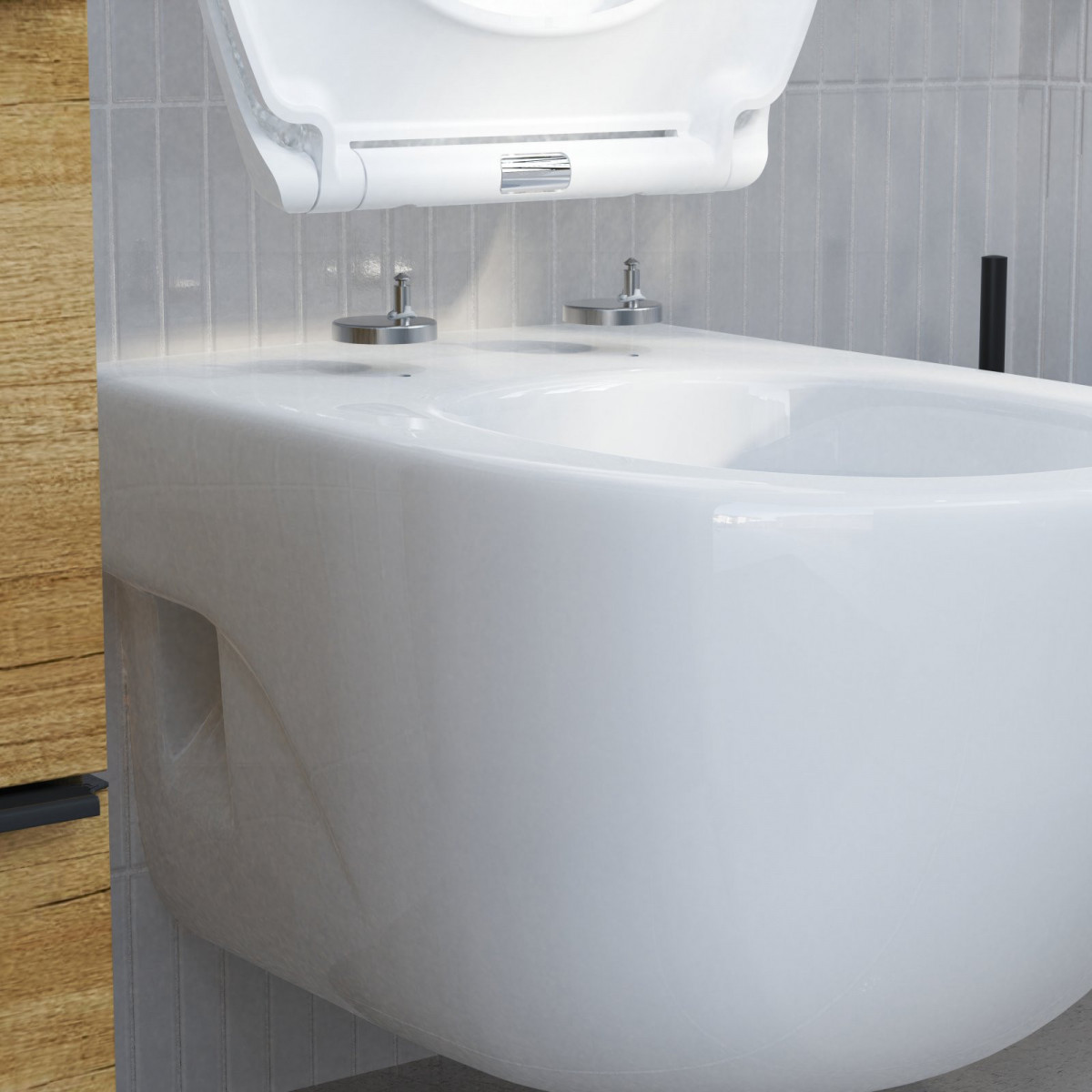 WC-Sitz WHITE TÜV geprüft in O-Form