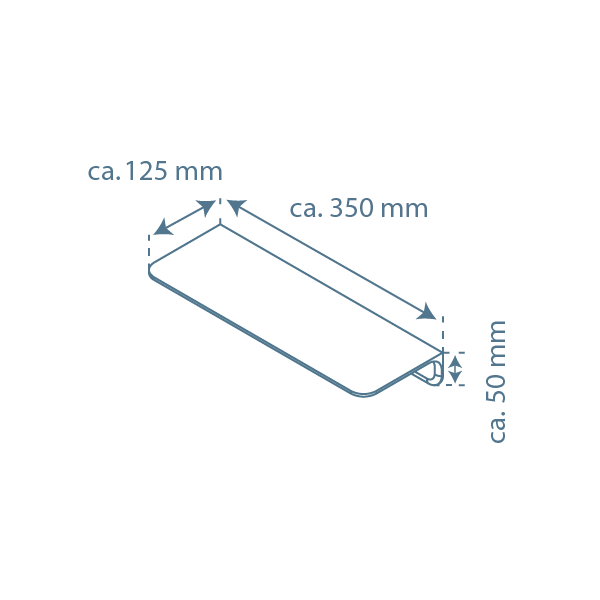 Duschablage, Anthrazit