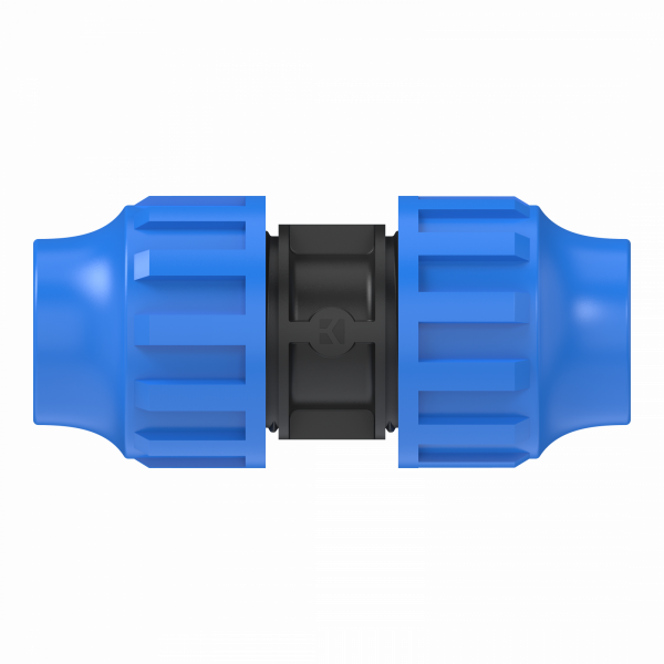 Verbindungsst&uuml;ck, 20 mm, Klemmfitting f&uuml;r HDPE