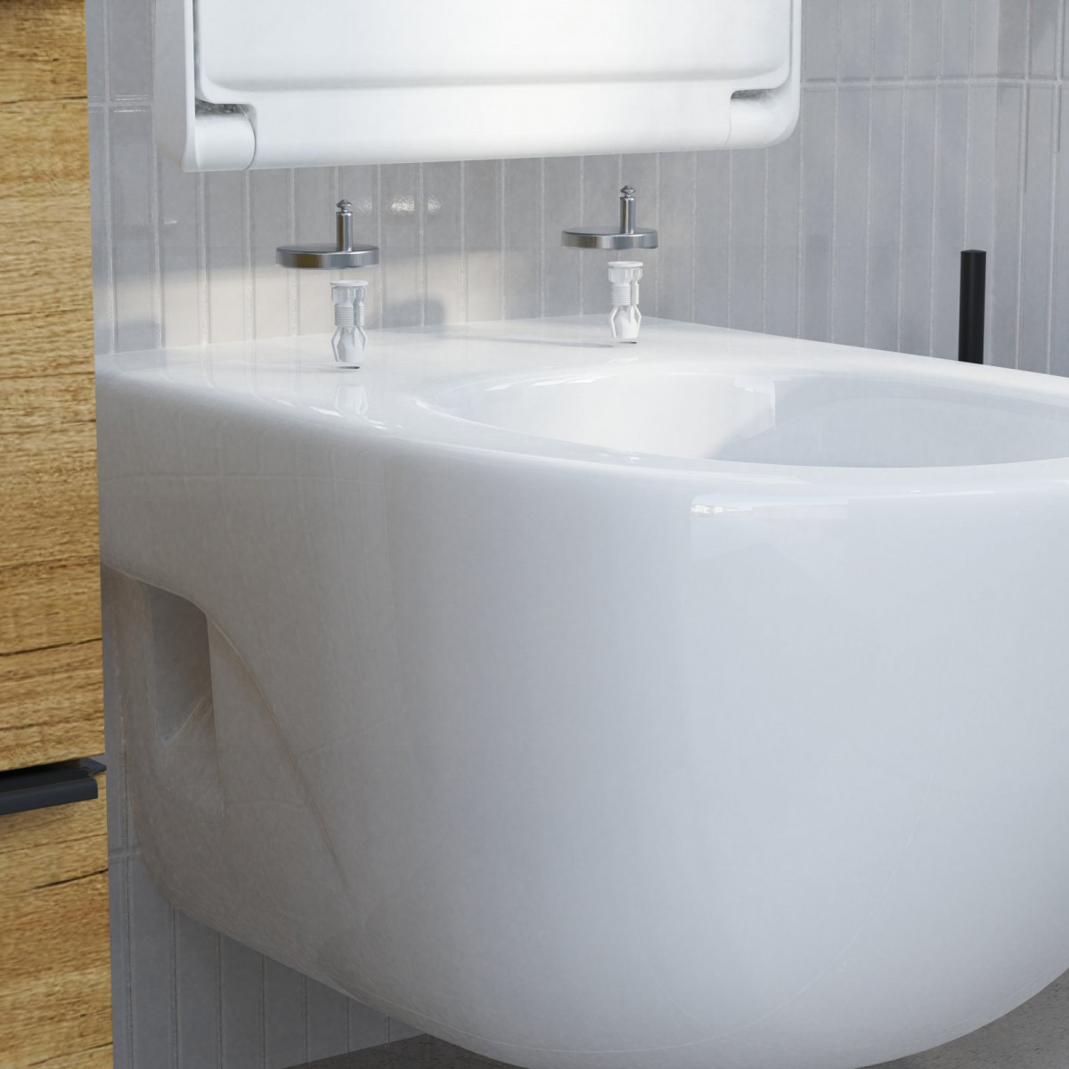 WC-Sitz WHITE TÜV geprüft in D-Form