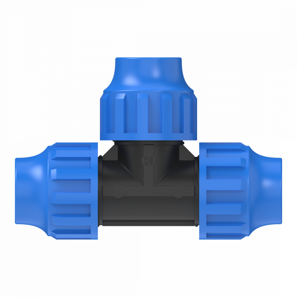 T-Stück, 25 mm, Klemmfitting für HDPE