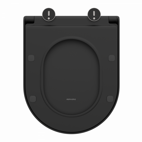 WC-Sitz BLACK TÜV geprüft in D-Form