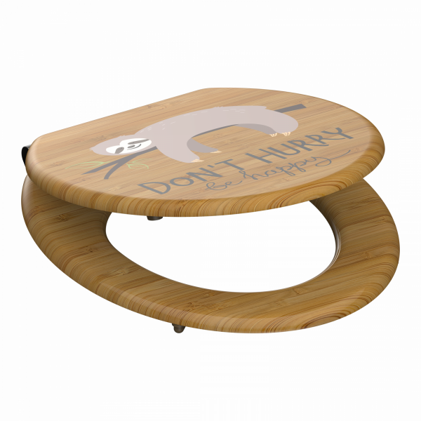 MDF WC-Sitz DONT HURRY, mit Absenkautomatik