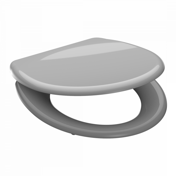 Duroplast WC-Sitz GREY, mit Absenkautomatik und Schnellverschluss