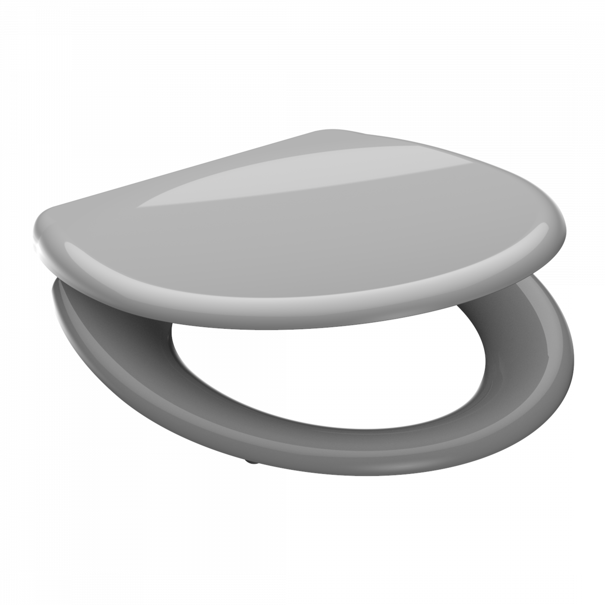 Duroplast WC-Sitz GREY, mit Absenkautomatik und Schnellverschluss