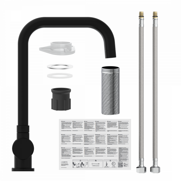 WINDOW Spültischarmatur, Schwarz matt