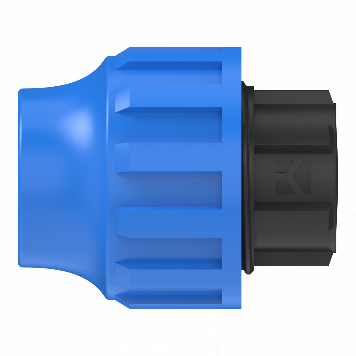 Fitting Endstück, 32 mm, Klemmfitting für HDPE