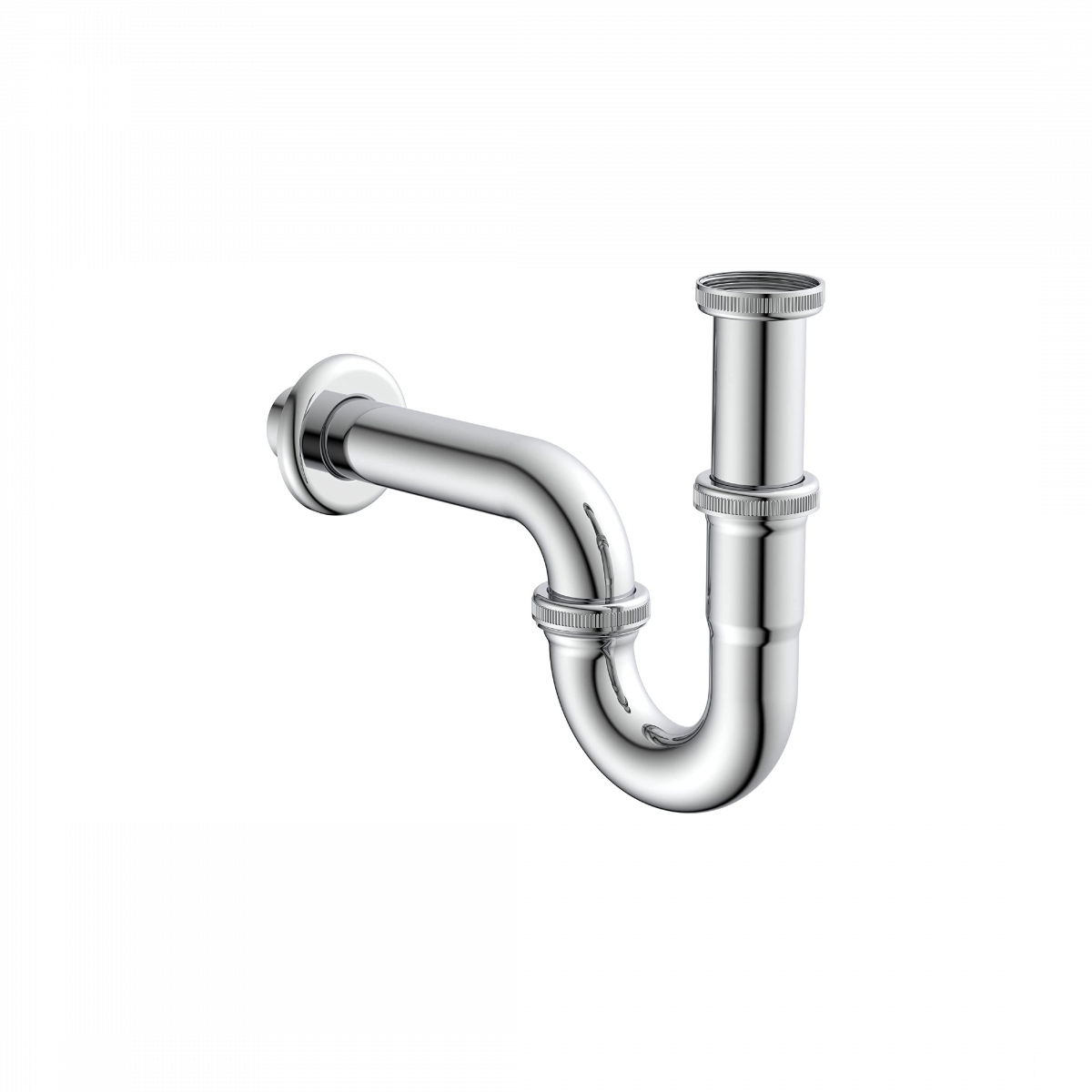 Röhrensiphon, Komplett-Set, Chrom