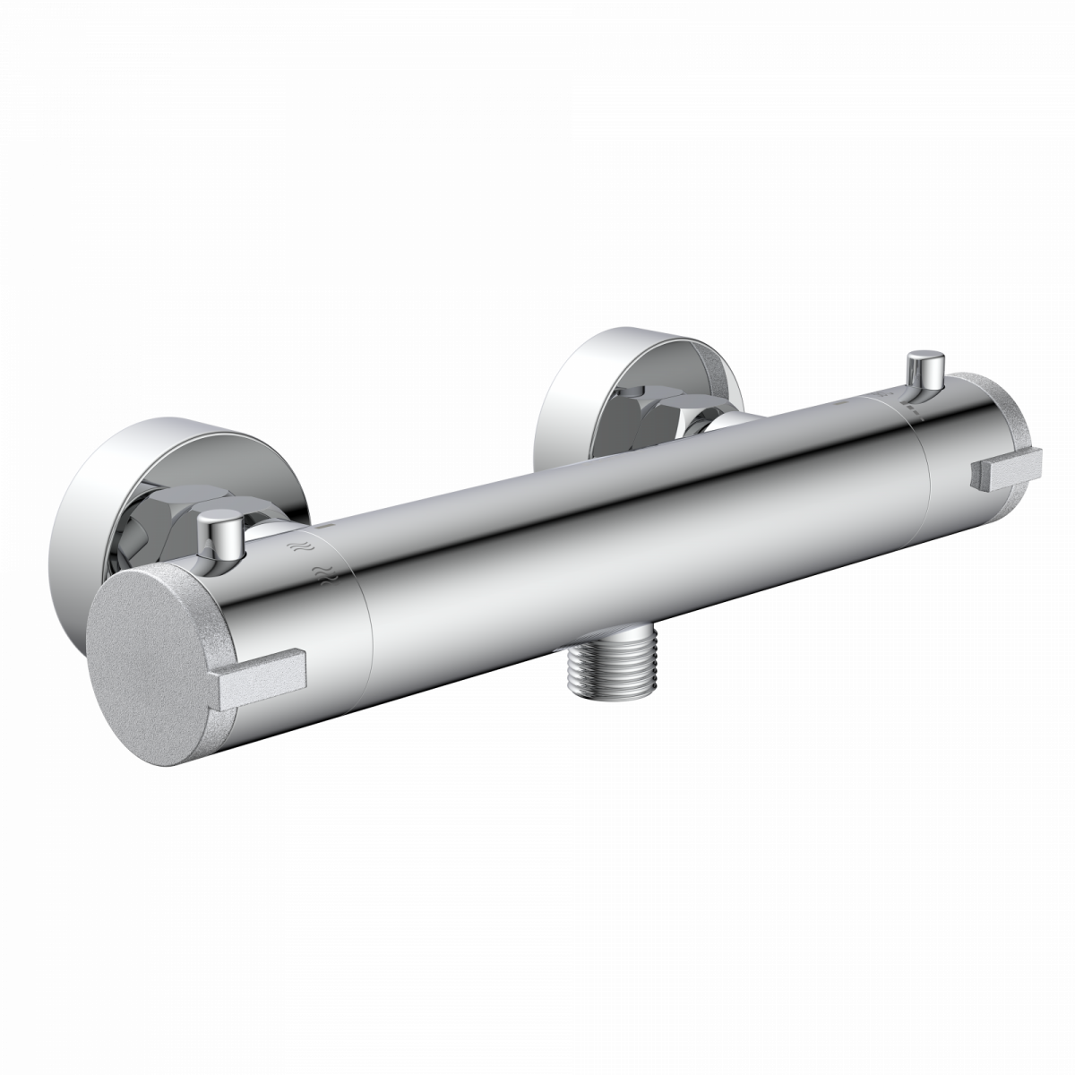 LONDON Thermostat Duscharmatur, Chrom