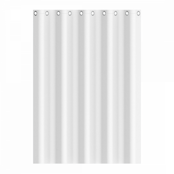 Duschvorhang, weiß