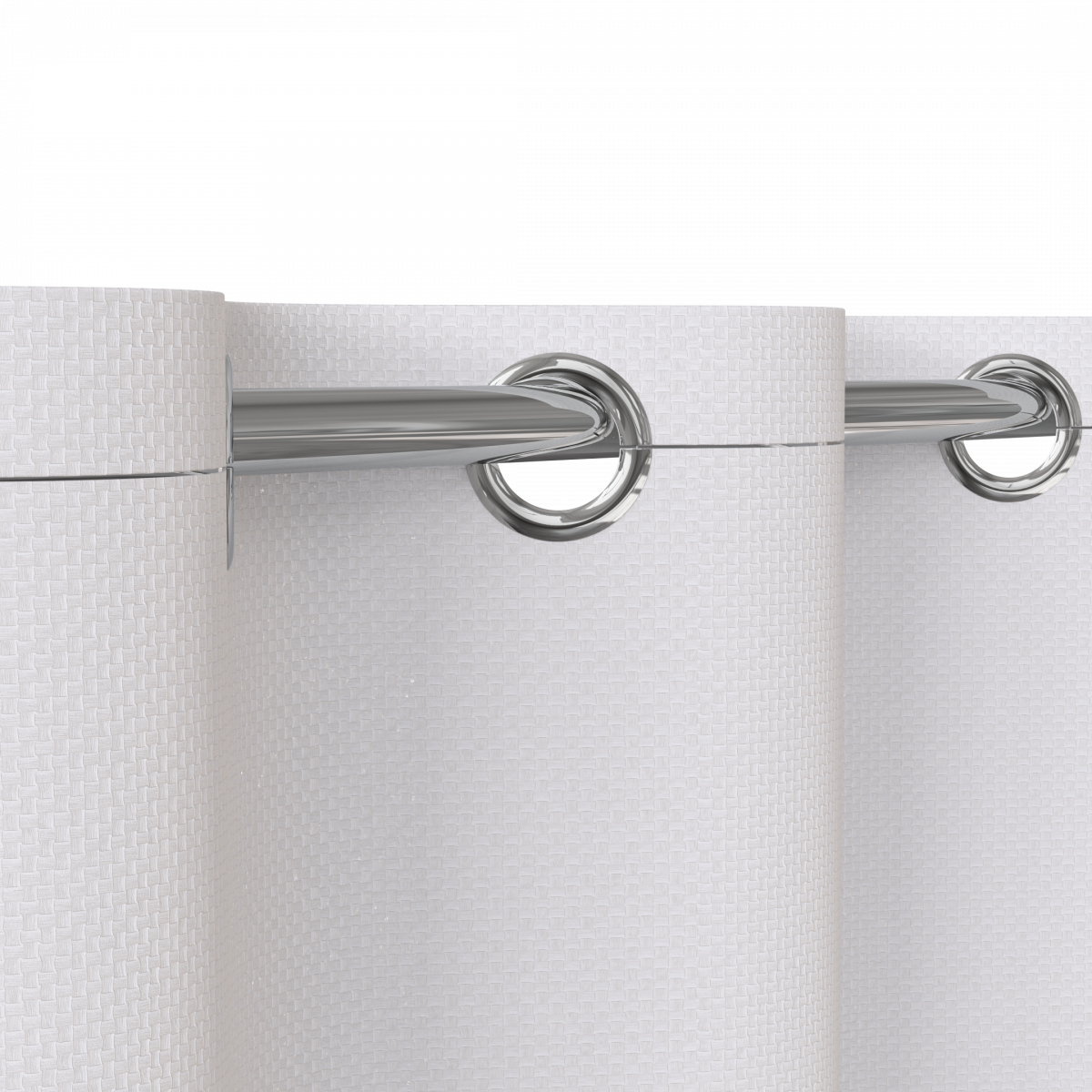 Duschvorhang, weiß