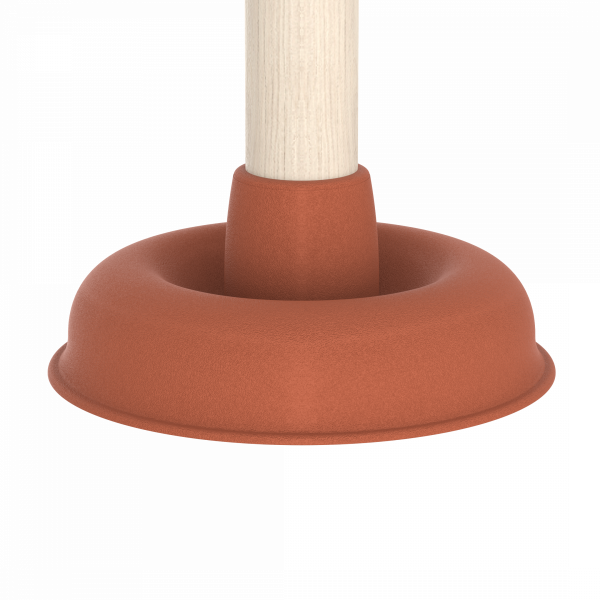 Saugglocke, P&ouml;mpel mit Holzgriff, &Oslash; 115 mm