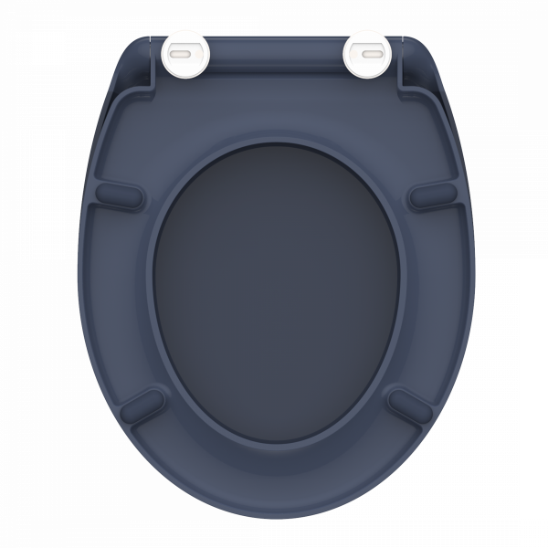 Duroplast WC-Sitz ANTHRAZIT, mit Absenkautomatik und Schnellverschluss