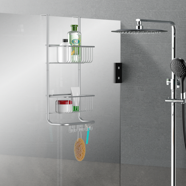 H&auml;ngeregal, silber matt