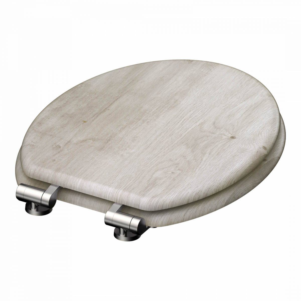 MDF WC-Sitz LIGHT WOOD, mit Absenkautomatik