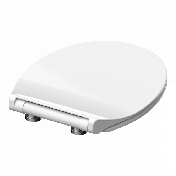 Duroplast WC-Sitz SLIM White, mit Absenkautomatik und Schnellverschluss