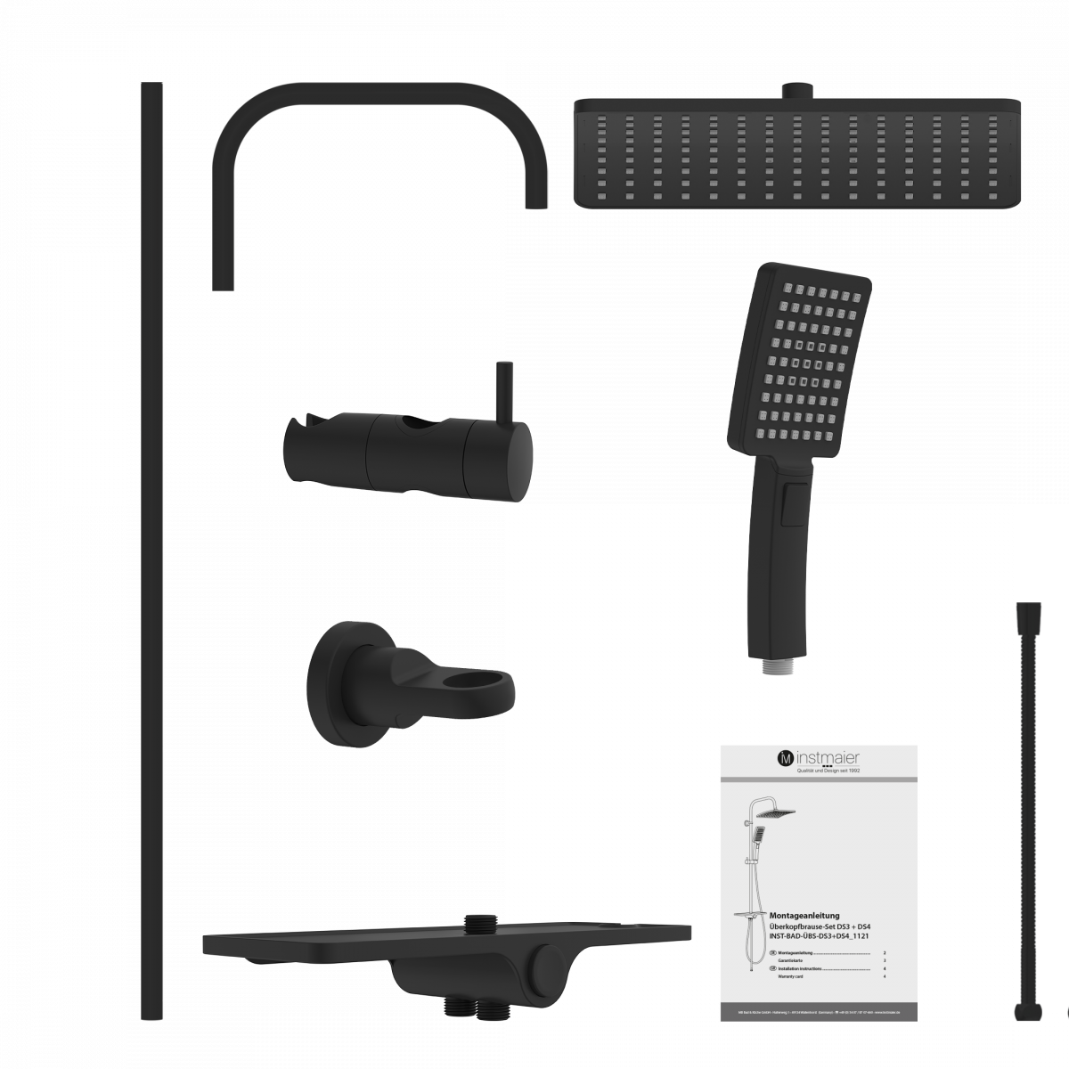Dusch-Set DS4, Schwarz
