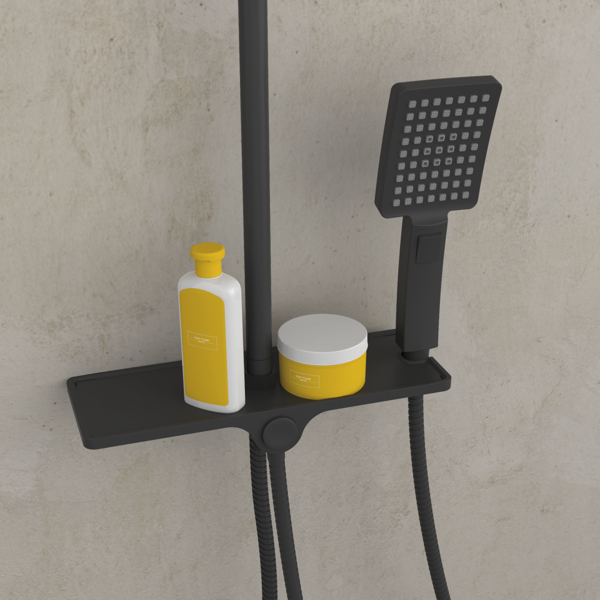 Dusch-Set DS4, Schwarz