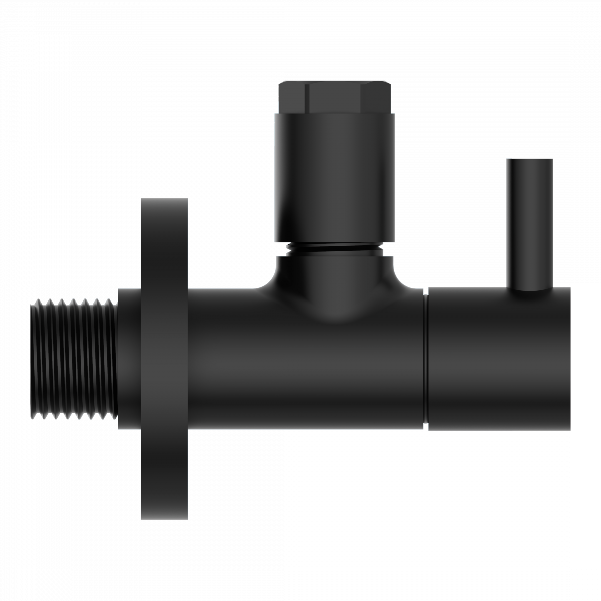 Universal Eckventil mit Schnellverschluss Schwarz