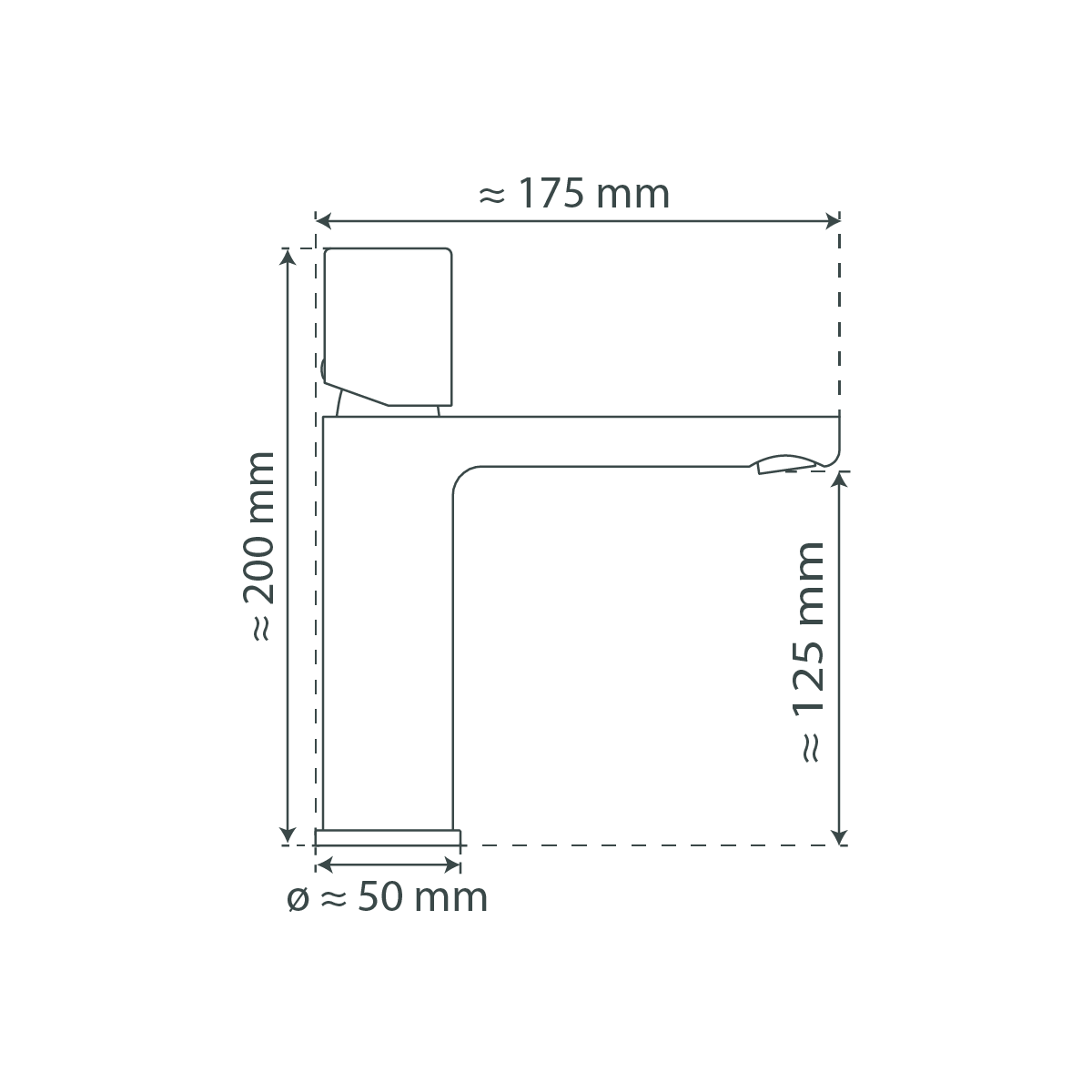 NEW YORK Waschtischarmatur, Gold matt