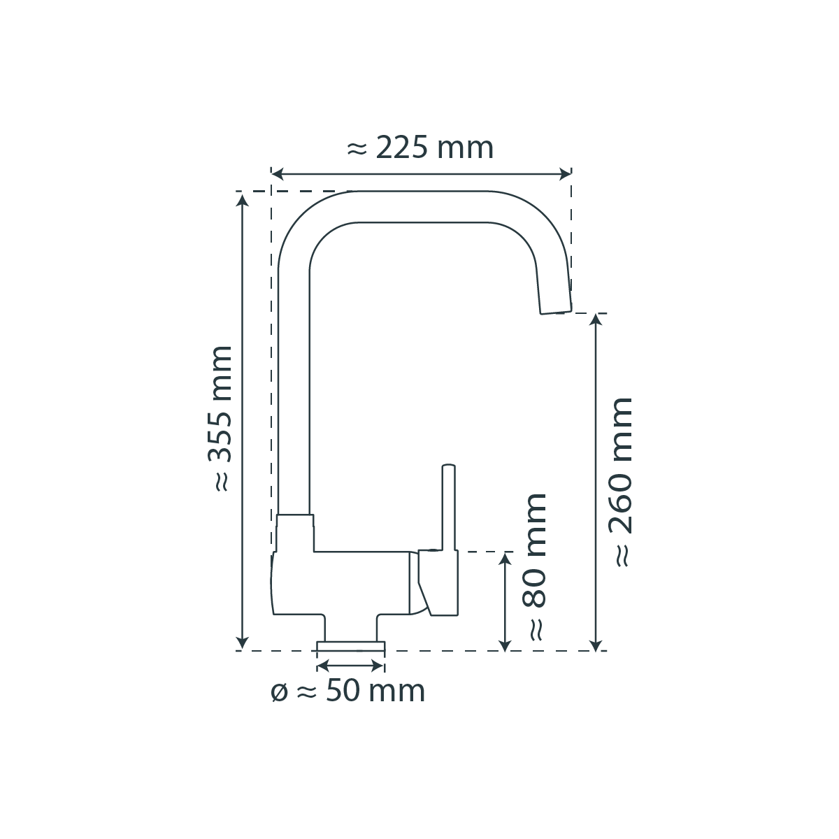 WINDOW Spültischarmatur, Chrom