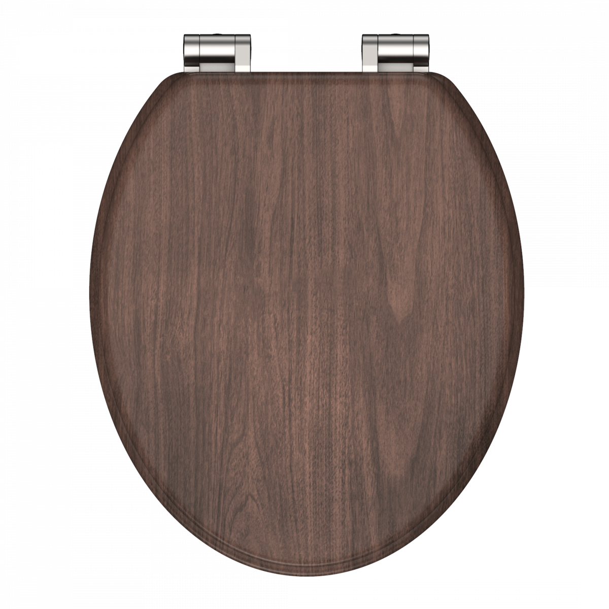 MDF WC-Sitz DARK WOOD, mit Absenkautomatik