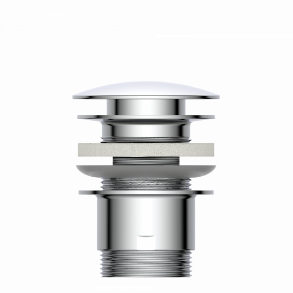 Ablaufventil DAV-1WK, Chrom,1 1/4" x 65 mm"