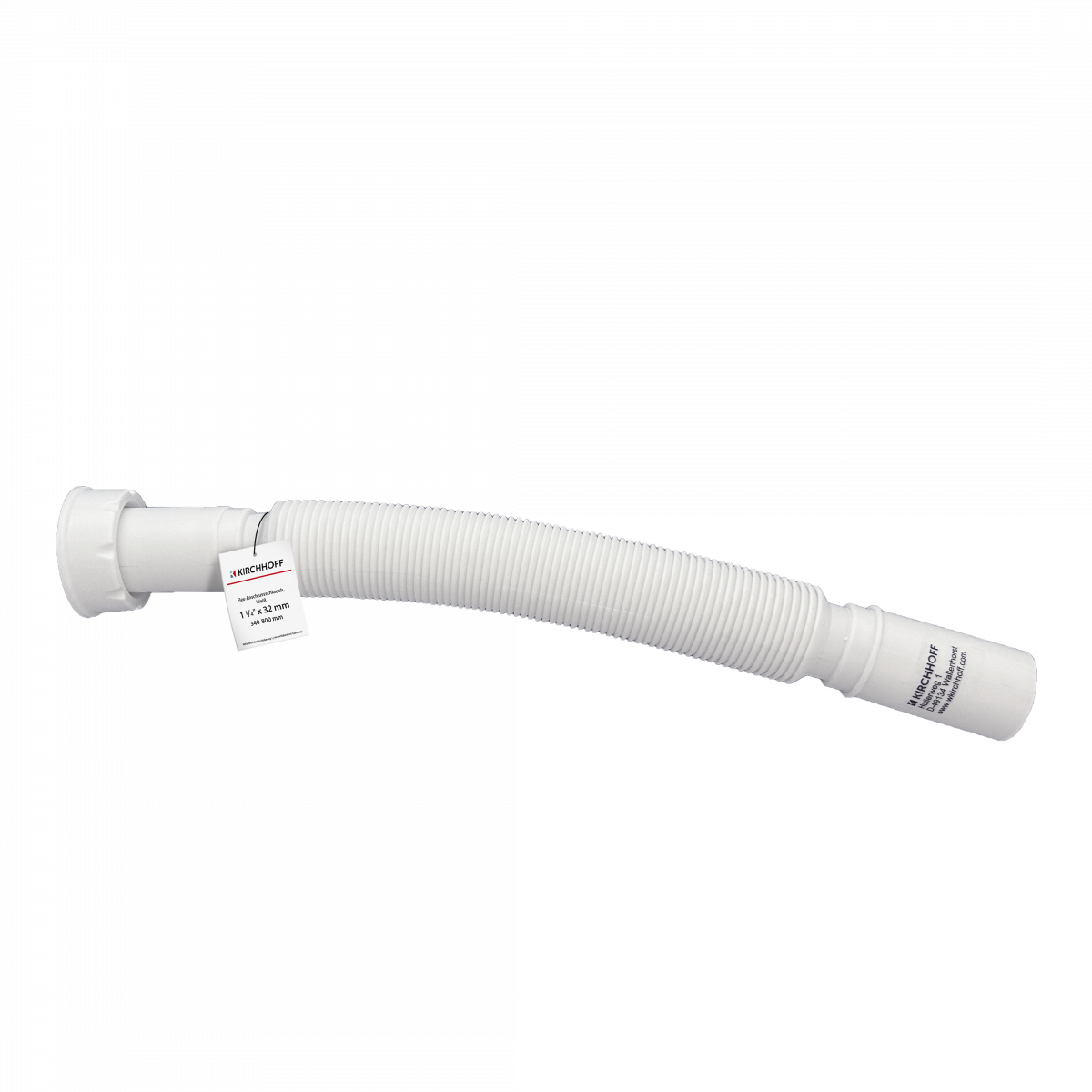 KS Flex-R&ouml;hrensiphon, Wei&szlig;, 1 1/4" x 32 mm, Siphons, wasseranschluss"