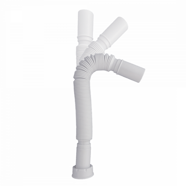 KS Flex-R&ouml;hrensiphon, Wei&szlig;, 1 1/4" x 32 mm, Siphons, wasseranschluss"