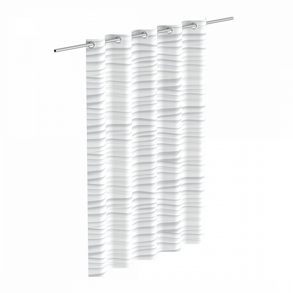 Duschvorhang, White Wave