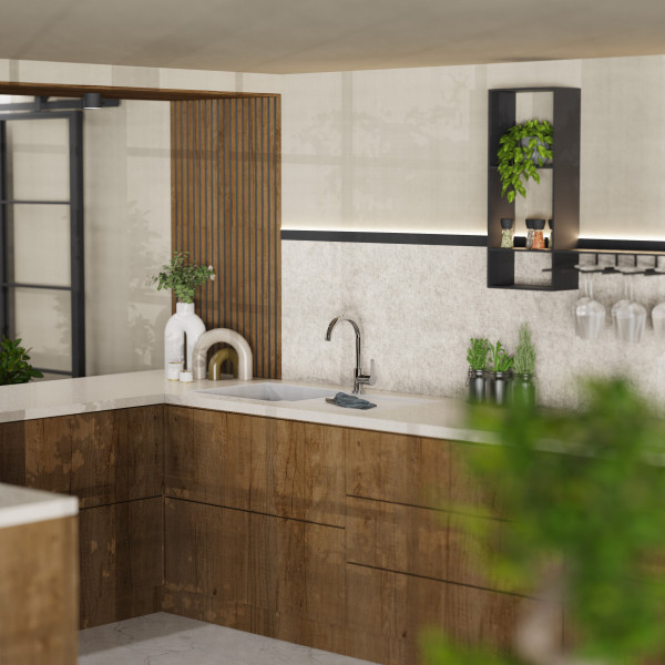 WK 5 in Chrom, Küchenarmatur mit klassischem Rundbogenauslauf