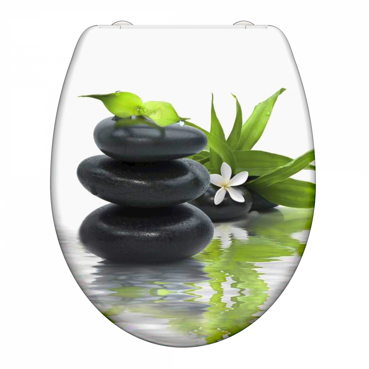 Duroplast WC-Sitz JASMIN, mit Absenkautomatik und Schnellverschluss