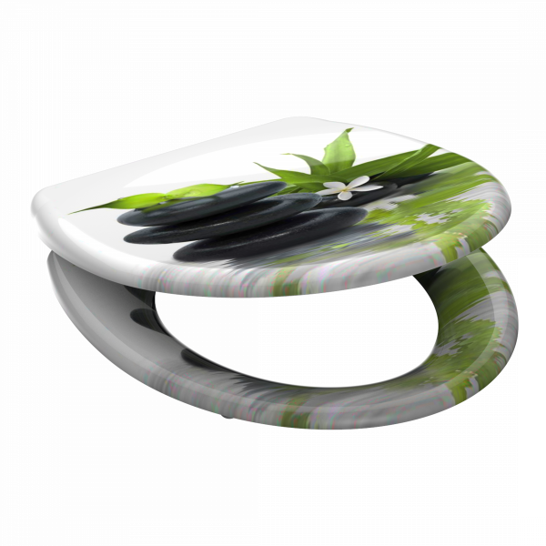 Duroplast WC-Sitz JASMIN, mit Absenkautomatik und Schnellverschluss