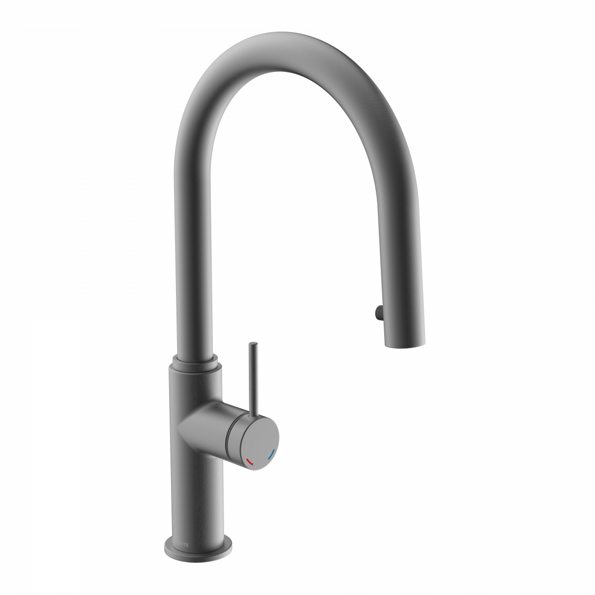 BLACKPOOL Spültischarmatur, Graphit matt, mit herausziehbarem Auslauf