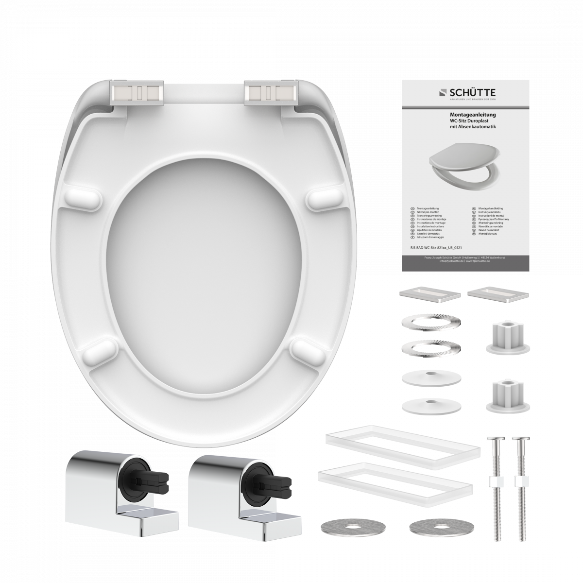 Duroplast WC-Sitz GINGKO und WOOD, mit Absenkautomatik