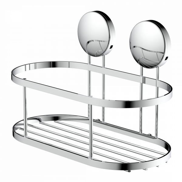 Dusch-Wandablage, chrom, zum Kleben oder Schrauben