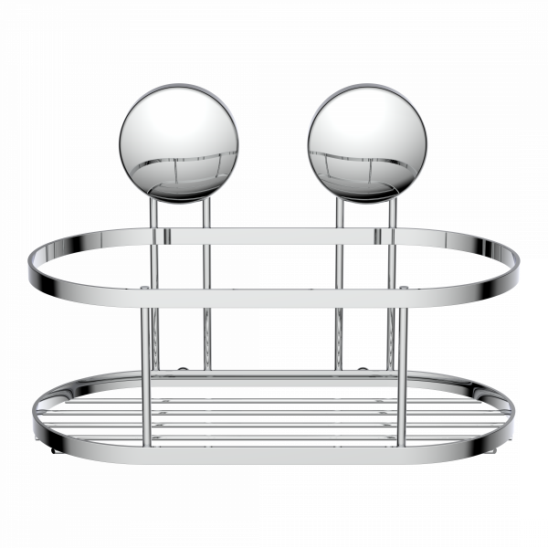 Dusch-Wandablage, chrom, zum Kleben oder Schrauben