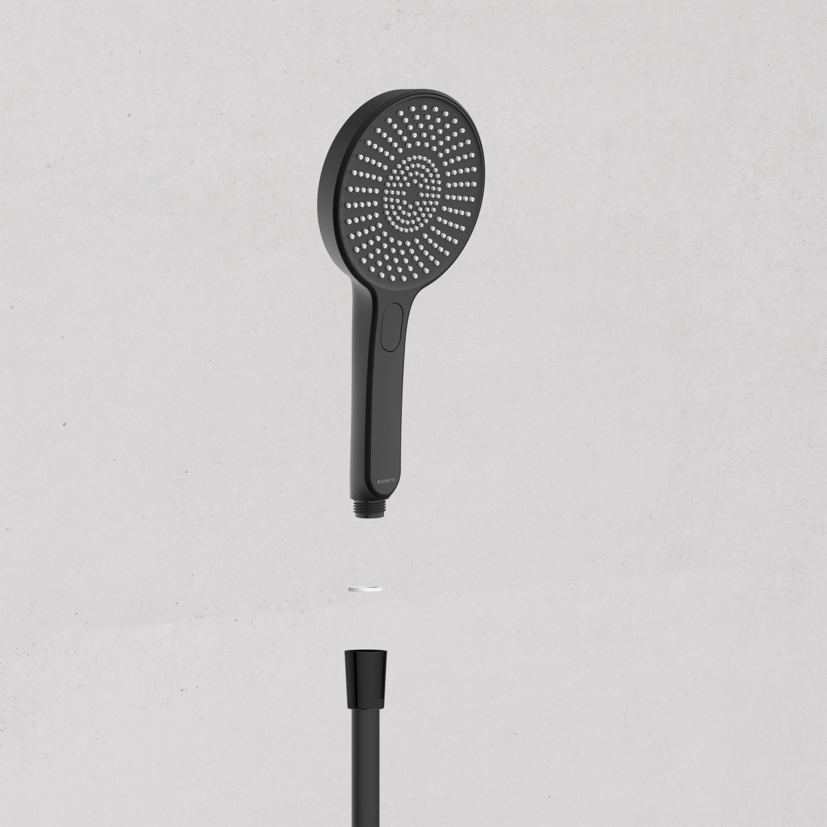 KARIBIK Stangenbrause-Set, Schwarz matt