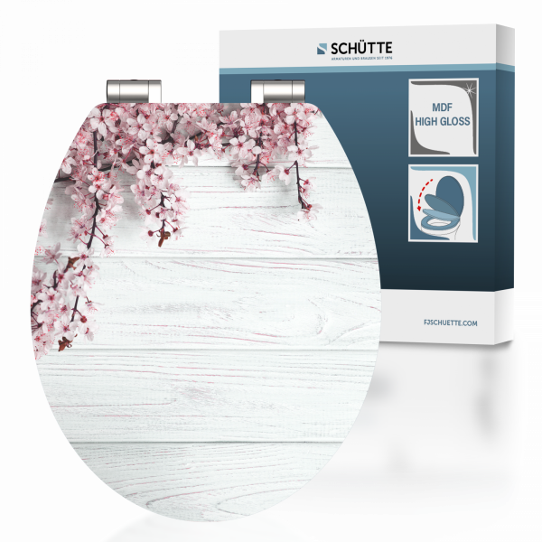 MDF WC-Sitz FLOWERS AND WOOD