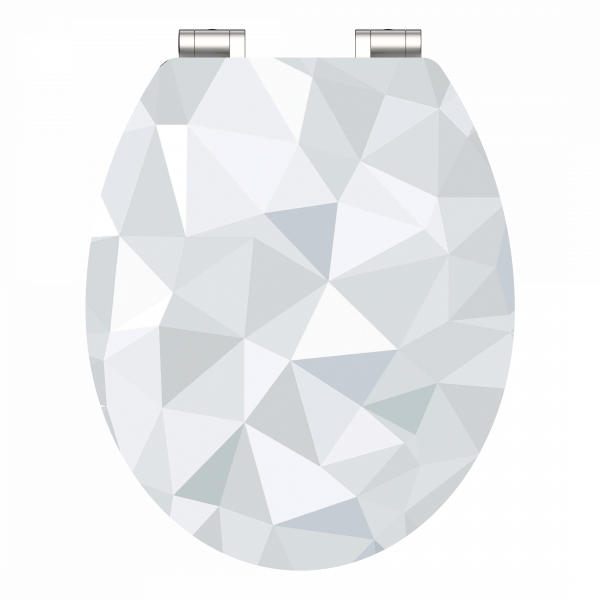 MDF High Gloss WC-Sitz DIAMOND, mit Absenkautomatik