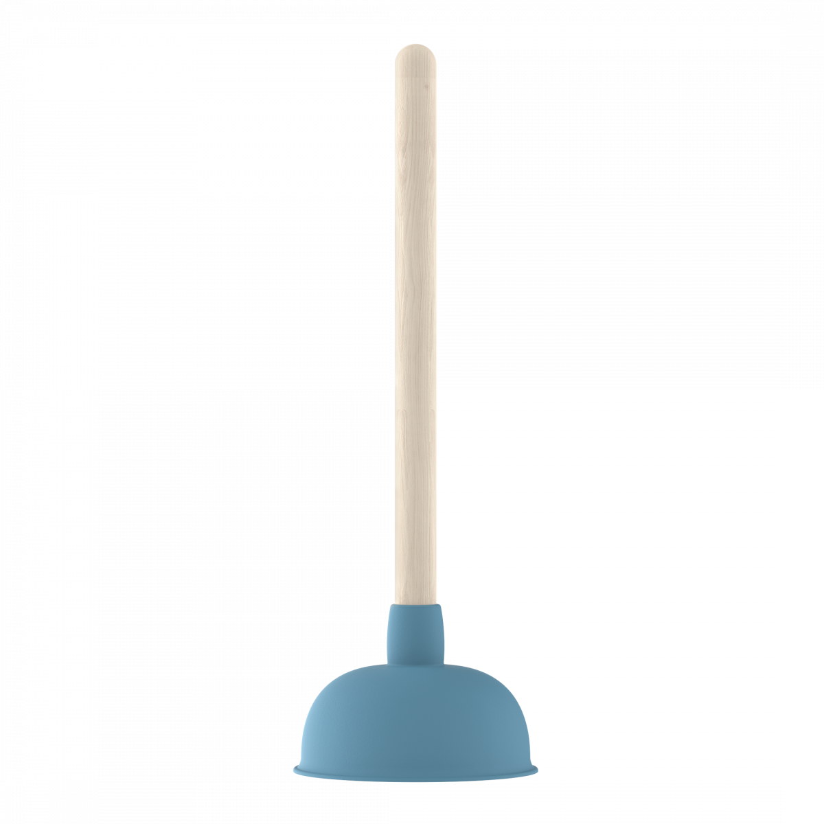 Saugglocke, Pömpel in Blau mit Holzgriff, Ø 140 mm
