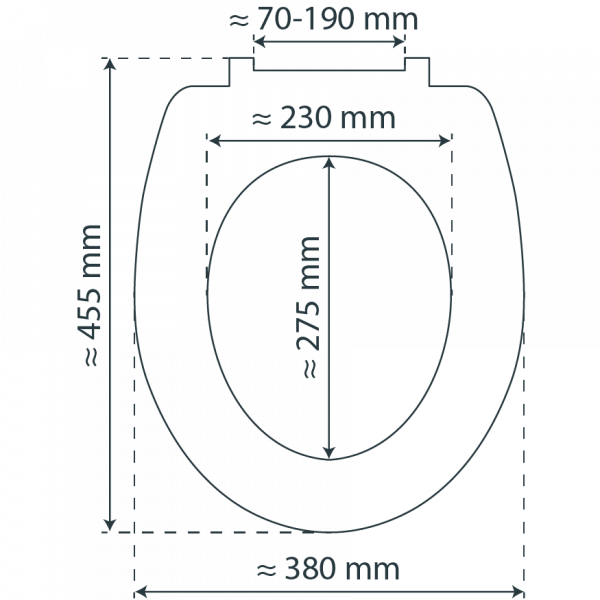 Duroplast WC-Sitz SLIM Anthrazit, mit Absenkautomatik und Schnellverschluss