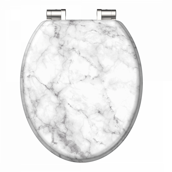 MDF WC-Sitz MARMOR STONE, mit Absenkautomatik